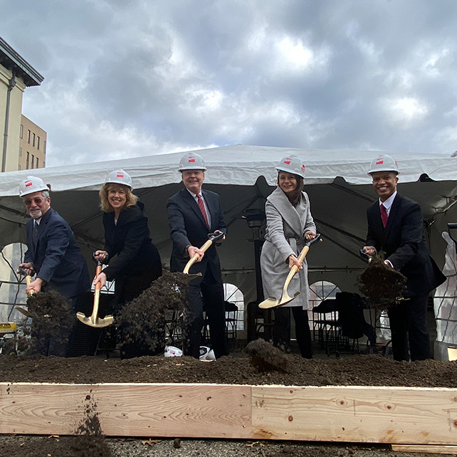 Groundbreaking ceremony for new Sussex County Family Court Courthouse in Georgetown