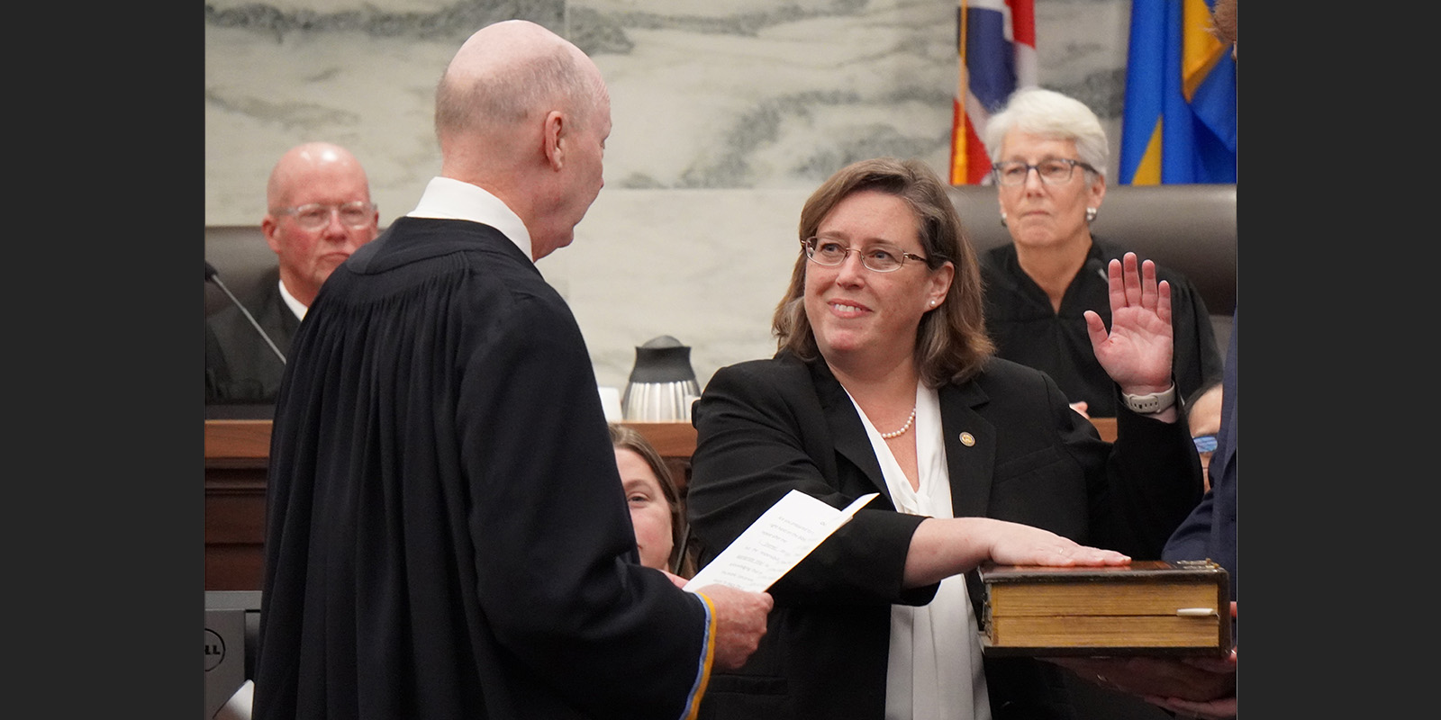 The Honorable Kathleen M. Vavala Takes the Oath of Office for Judge of the Superior Court of Delaware