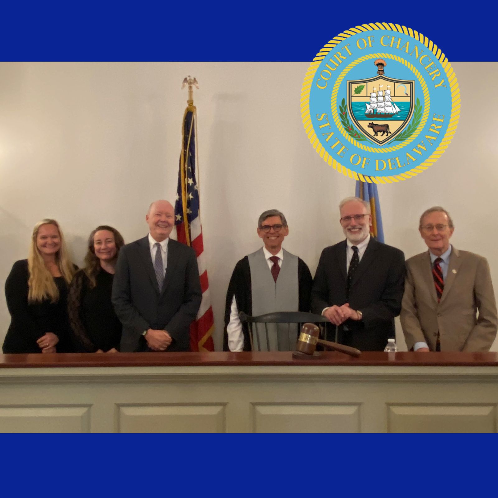  Court of Chancery holds special session at historic New Castle Court House Museum in old New Castle