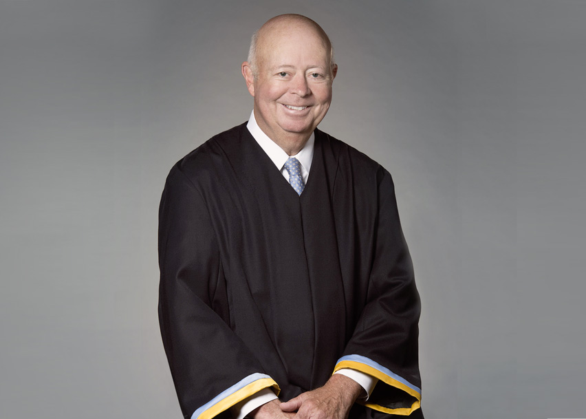 Justice James T. Vaughn, Jr.  announces he will retire on May 1, 2023